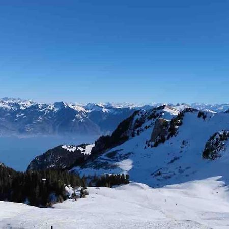 Studio Myrtilles Du Leman Vue Sur Lac Et Montagne Thollon-les-Memises Exterior foto